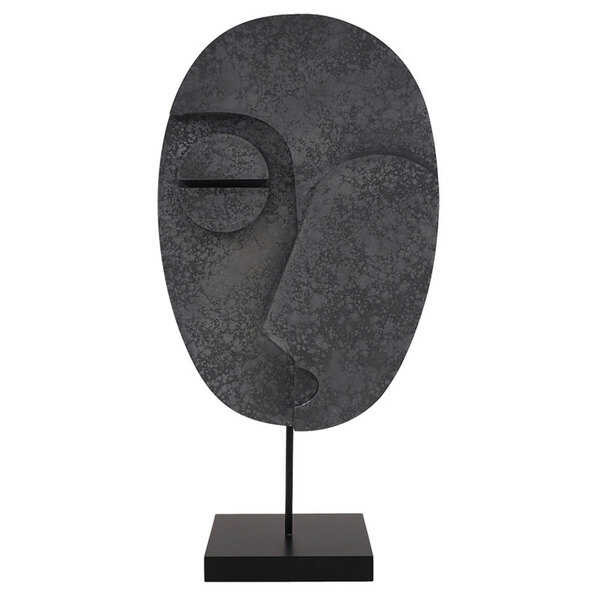 Peça Decorativa Em Madeira Cinza 34cm Ku0060 Btc