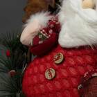 Peça Decorativa Guirlanda Natalina Casal Noel 40cm 14668pl