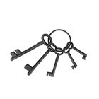 Peça Decorativa Molho De Chaves Em Ferro Preto 22cm Xy0166 Btc