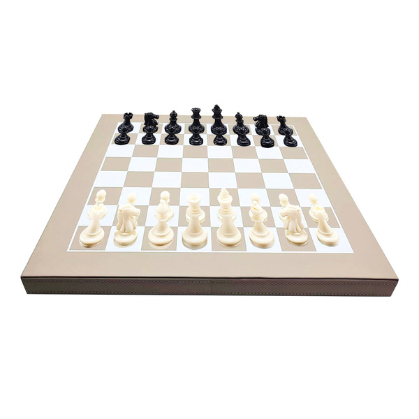 Peça Decorativa Tabuleiro De Xadrez Em Pu 45cm Th0061 Btc