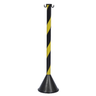 Pedestal de Sinalização CG 90cm Amarelo e Preto Carbografite