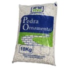 Pedra Branca 10kg Decoração Vasos De Plantas Aquário Jardim