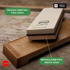 Pedra Combinada King Deluxe Stone Kw-65 #1000/6000  Com Base