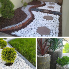 Pedra De Jardim Seixo Branco Dolomita 10kg Tamanho Nº 4 Rolad