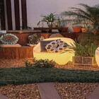 Pedra De Jardim Seixo De Rio Marrom Batata 10kg Tamanho Grand