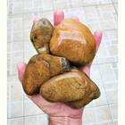 Pedra De Jardim Seixo De Rio Marrom Batata 2kg Tamanho Grande