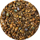 Pedra De Jardim Seixo De Rio Marrom Feijãozinho 5kg Tamanho M