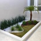 Pedra Decorativa Brita Branca Média (3kg) Vitaplan