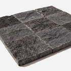 Pedra Hitam Bruta 10x10 Cm - M²