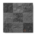 Pedra Hitam Bruta 10x10 Cm - M²