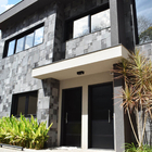 Pedra Hitam Lisa 10 X 20 Cm - M²