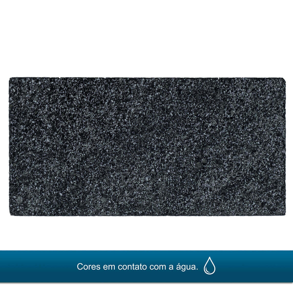 Pedra Hitam Lisa 10 X 20 Cm - M²