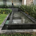 Pedra Hitam Lisa 10x10 Cm - M²