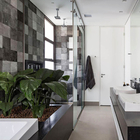 Pedra Hitam Lisa 20x20 Cm - M²