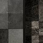 Pedra Hitam Lisa 20x20 Cm - M²