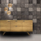 Pedra Hitam Lisa 20x20 Cm para Pisicina e Revestimento Intern