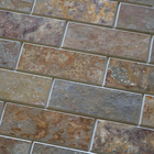 Pedra Natural Brick Bisote Ardésia 7,5x20x1cm Anticatto