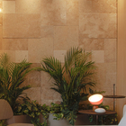 Pedra Natural Travertino French Pattern 40x15x1cm Mosaico e Arte