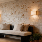 Pedra Natural Travertino Imperial Suez 30x60x2cm Mosaico e Arte