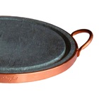 Pedra Para Carnes Pedra Sabão Com Alça De Cobre 36 Cm