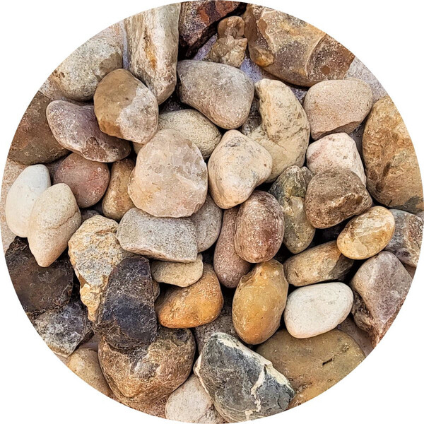 Pedra Seixo De Rio Natural 25kg Tamanho G Lavado Jardim Decor