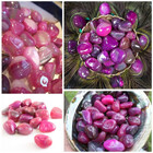 Pedra Semipreciosa Ágata Rosa Natural Polida 950g