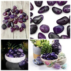 Pedra Semipreciosa Ágata Roxa Natural Polida 950g