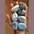 Pedra Semipreciosa Quartzo Azul Natural Polida 950g Tamanho G