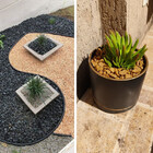 Pedrinha De Jardim Dourada Ouro Amarela 40kg Tamanho Nº 2 Ped