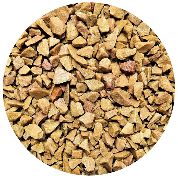 Pedrinha De Jardim Dourada Ouro Amarela 40kg Tamanho Nº 2 Ped