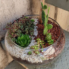 Pedrinha De Jardim Vermelha 5kg Tamanho Nº 1 Mini Pedrisco Ve