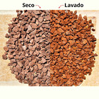 Pedrinha Vermelha De Jardim 40kg Pedrisco Nº 2 Vermelho Casca