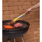 Pegador Com Trava Grande Inox Oikos Amarelo