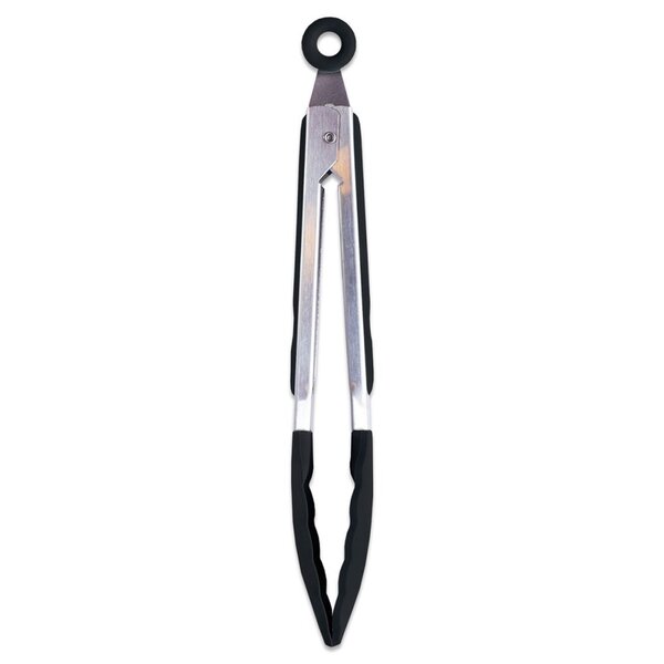 Pegador Com Trava Grande Inox Oikos Preto