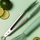 Pegador De Carne Talher Cozinha Pinça De Grelhados Salada Ver