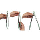 Pegador De Carne Talher Cozinha Pinça De Grelhados Salada Ver