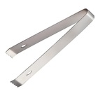 Pegador De Gelo Em Inox C- Dentes Multiuso 16cm