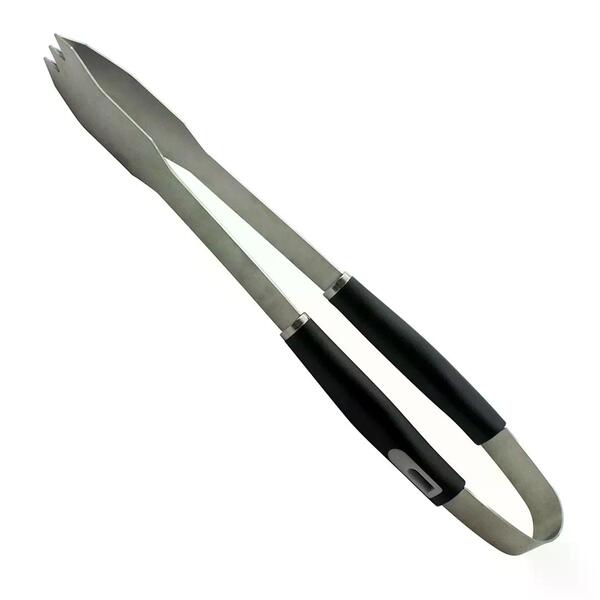 Pegador Easy Grill Para Churrasco Em Aco Inox Com Cabo Em Pla