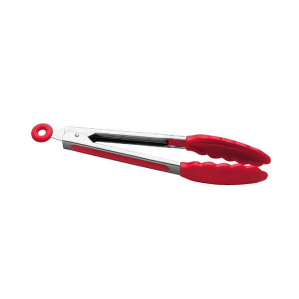 Pegador Multiuso Inox E Silicone Hauskraft 27cm Vermelho