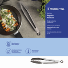Pegador Multiuso Tramontina Softta Cinza em Silicone 27cm