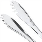 Pegador Para Carne Polywood Castanho Lamina De Aco Inox E Cab