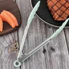 Pegador Piça Culinária Em Silicone 23cm Verde Claro