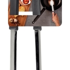 Pegador Utilita Em Aço Inox Com Cabo Emborrachado Cinza 30 Cm