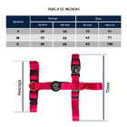 Peitoral com Guia para Cachorro e Gato M em Tecido Pink Fábrica Pet