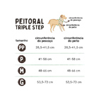 Peitoral Triple Step Verde E Rosa - Mimo G