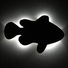 Peixe Luminoso Quarto Infantil Led Mdf