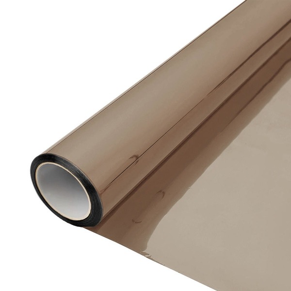 Película Adesiva Uv Profissional Refletiva Preto E Bronze Esp