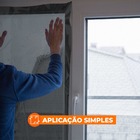 Película Adesiva Uv Profissional Refletiva Preto E Prata Espe