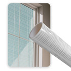 Pelicula Adesiva Vidro Residencial Linhas Branco E Cinza