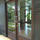 Pelicula Adesiva Vidro Residencial Modelo Teia De Dados Branco